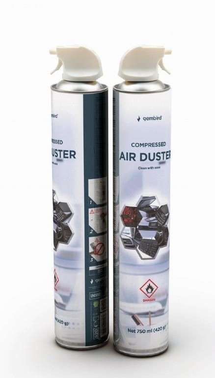 Virtuvei Gembird COMPRESSED AIR DUSTER 750ML/CK-CAD-FL750-01