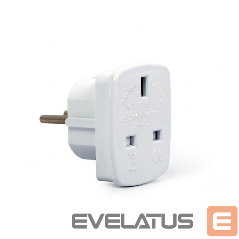 Adapteris Gembird POWER ADAPTER AC UK TO EU/A-AC-UKEU-001