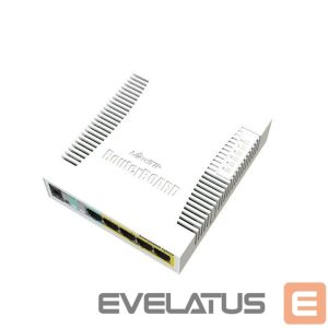 Jungikliai Mikrotik  Switch||CSS106-1G-4P-1S|5x10Base-T / 100Base-TX / 1000Base-T|1xSFP|CSS106-1G-4P-1S 