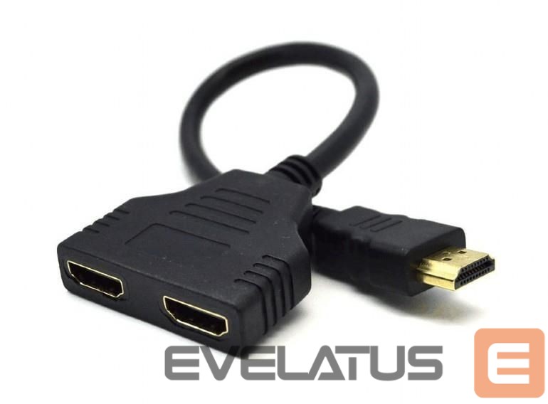 Monitoriaus priedas Gembird CABLE HDMI DUAL SPLITTER/PASSIVE DSP-2PH4-04