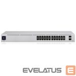 Jungikliai UBIQUITI  Switch||USW-Pro-24-PoE|Type L3|Desktop/pedestal|Rack|24x10Base-T / 100Base-TX / 1000Base-T|2xSFP+|PoE+ ports 16|400 Watts|USW-PRO-24-POE 