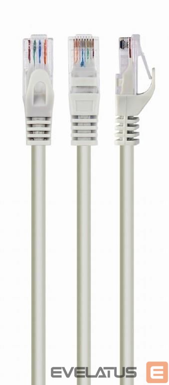 Jungikliai Gembird PATCH CABLE CAT6 UTP 3M/GREY PP6U-3M