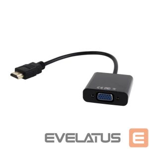 Moduliai ir siųstuvai Gembird  I/O ADAPTER HDMI TO VGA/A-HDMI-VGA-03 