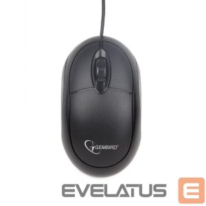 Kompiuterio pelė Gembird  MOUSE USB OPTICAL/BLACK MUS-U-01 