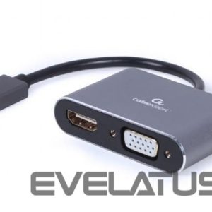 Moduliai ir siųstuvai Gembird  I/O ADAPTER USB3 TO HDMI/VGA/GREY A-USB3-HDMIVGA-01 