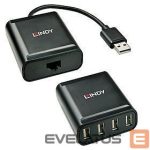 Moduliai ir siųstuvai LINDY  I/O EXTENDER USB2 60M CAT.6/42679 