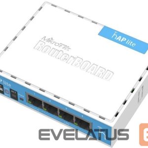 Maršrutizatoriai Mikrotik  Access Point||IEEE 802.11 b/g|IEEE 802.11n|4x10Base-T / 100Base-TX|RB941-2ND 