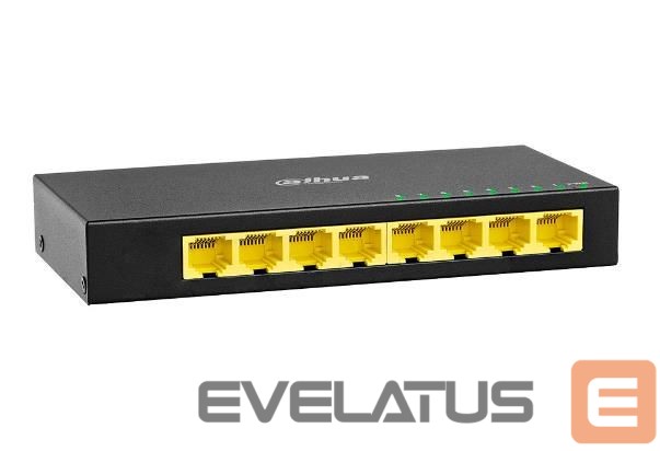 Jungikliai DAHUA Switch||PFS3008-8GT-V2|Type L2|DH-PFS3008-8GT-V2