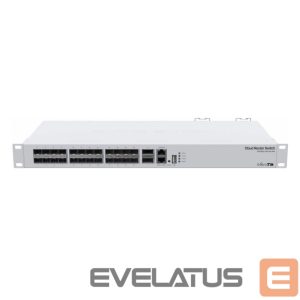 Jungikliai Mikrotik  Switch||Rack|1x10Base-T / 100Base-TX|24xSFP+|2xQSFP+|1xRJ45|CRS326-24S+2Q+RM 