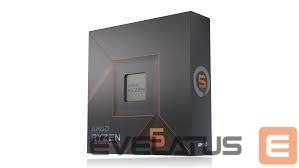 Procesorius AMD  CPU||Desktop|Ryzen 5|R5-7600X|4700 MHz|Cores 6|32MB|Socket SAM5|105 Watts|GPU Radeon|BOX|100-100000593WOF 