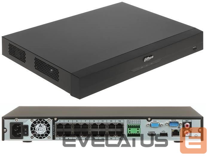 stebėjimo priedai DAHUA NET VIDEO RECORDER 16CH 16POE/NVR4216-16P-EI