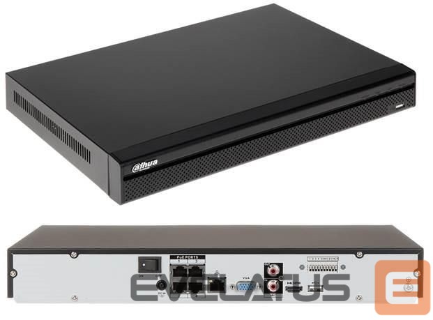 stebėjimo priedai DAHUA NET VIDEO RECORDER 4CH 4POE/NVR4204-P-4KS2/L