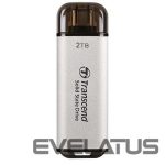 Kietasis diskas SDD Transcend  External SSD||ESD300|2TB|USB-C|Write speed 950 MBytes/sec|Read speed 1500 MBytes/sec|TS2TESD300S 