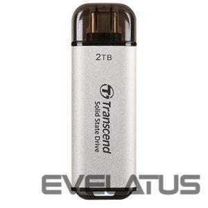 Kietasis diskas SDD Transcend  External SSD||ESD300|2TB|USB-C|Write speed 950 MBytes/sec|Read speed 1500 MBytes/sec|TS2TESD300S 
