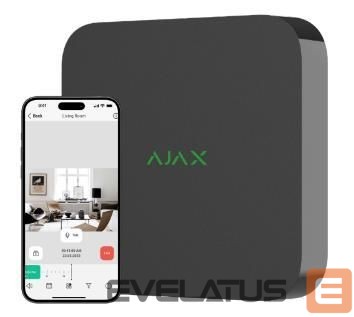 stebėjimo priedai AJAX NET VIDEO RECORDER 8CH/BLACK 70938