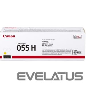 Eksploatacinės medžiagos spausdintuvams Canon  TONER YELLOW 5.9K CRG-055HY/3017C002 
