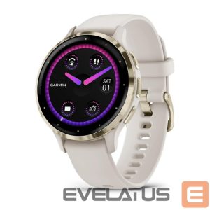 Išmanusis laikrodis Garmin  SMARTWATCH VENU 3S/IVORY/GOLD 010-02785-04
