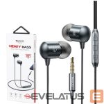 Laidinės ausinės yesido  YH42 Earphone 3.5mm With Microfone Black