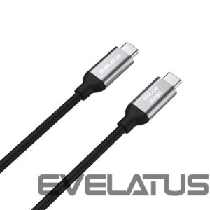Kabelis Evelatus  Flex Cable Pro USB 2.0 Type C to Type C 2M 240W 5A Black