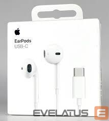 Laidinės ausinės Apple  EarPods (USB-C) White