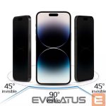 Apsauginiai stiklai iLike Apple IPHONE 16 PRO/17 Tempered Privacy Glass Black