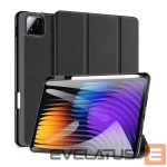 Knygos tipo dėklas Dux Ducis  Redmi Pad 7/7 Pro Domo Series Tri-fold Stand PU Leather Tablet Cover Black