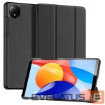 Knygos tipo dėklas Dux Ducis  Redmi Pad SE 8.7 Domo Series Tri-fold Stand PU Leather Tablet Cover Black
