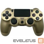 Valdiklis GameBox  P4 Wireless Vibration Bluetooth Controller for Play Station 4 / PC / TV / TV Box Gold