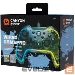 Valdiklis Canyon  gamepad Brighter GP-02 Wired Crystal Transparent