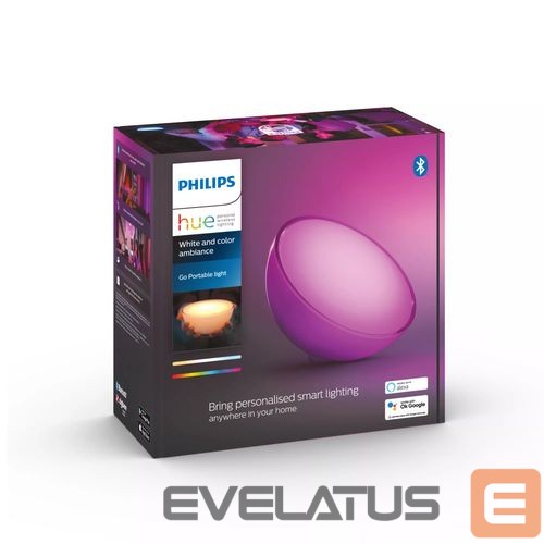 Stalinė lempa Philips Hue Go Portable Light 6 W, White and color ambiance, Zigbee