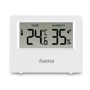 Sieniniai ir vidiniai laikrodžiai Hama  Electronic thermometer Indoor White