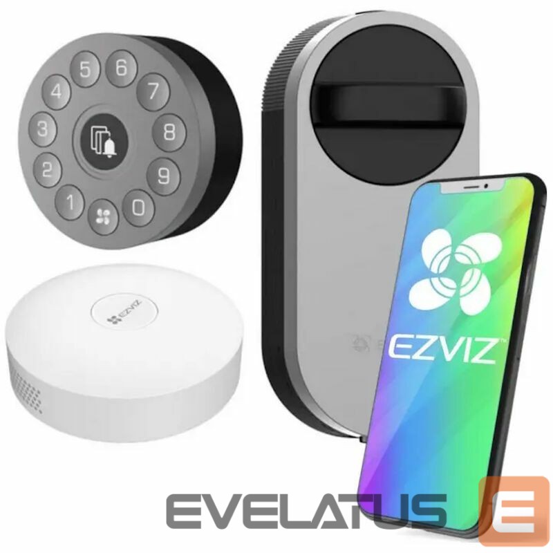 Išmanusis įrenginys EZVIZ DL01S-DIY Lock Kit (Lock+Keypad+A3 Hub)