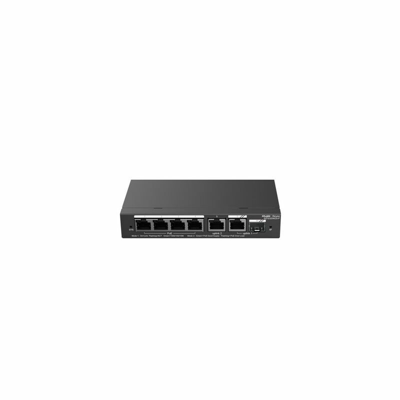 Buitinė elektronika Ruijie Komutators Reyee RG-ES206GS-P 6-Port Gigabit Smart Cloud Managed PoE