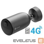 Vaizdo kamera EZVIZ  EB3 CS-EB3 4G Outdoor IP65 Smart Home Battery security Camera MicroSD / Night vision Silver 