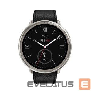 Išmanusis laikrodis Amazfit  SMARTWATCH AMAZFIT ACTIVE 2/A2433 BLK LEAT W2433EU1N Black Leather