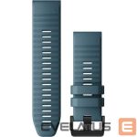 Dirželis Garmin  Fenix 6X 26mm QuickFit Watch Band, Lakeside Blue Silicone 