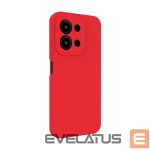 Nugarėlės dėklai Evelatus Xiaomi Redmi 15C 4G/5G Premium Magnetic Soft Touch Silicone Case Red