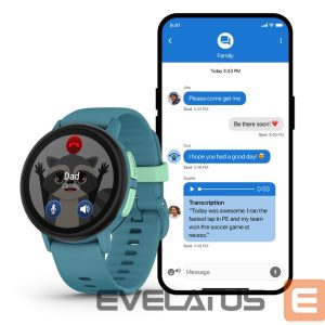 Išmanusis laikrodis Garmin  Bounce 2, GPS, Wi-Fi, LTE, kids watch Turquoise