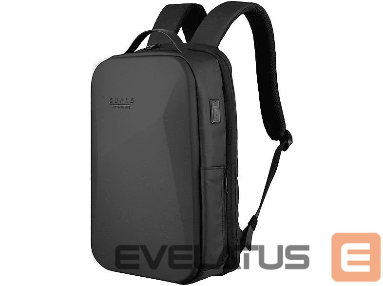 Kuprinės QUALO Laptop backpack Ultimate Line USB-C 15.6 Black