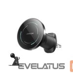 Automobiliniai įkrovikliai Joyroom  JR-ZS502 MagSafe Compatible Car Holder with Wireless Charger for Air Vent/Dashboard - Black Black