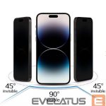 Apsauginiai stiklai iLike Apple IPHONE 17 Tempered Privacy Glass Black