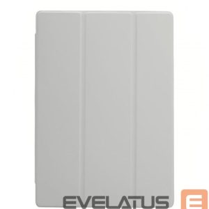Knygos tipo dėklas Connect  Galaxy Tab S9 FE Tablet case with imitate microfiber inside Silver