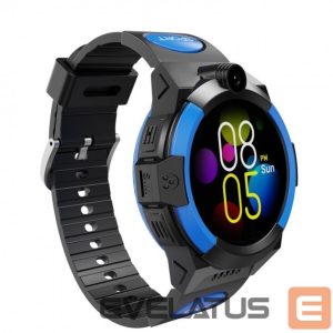 Išmanusis laikrodis iWear  LT32 Durable 4G Sim GPS Tracking IP67 Kids Watch & Phone Call with Chat Camera Black Blue