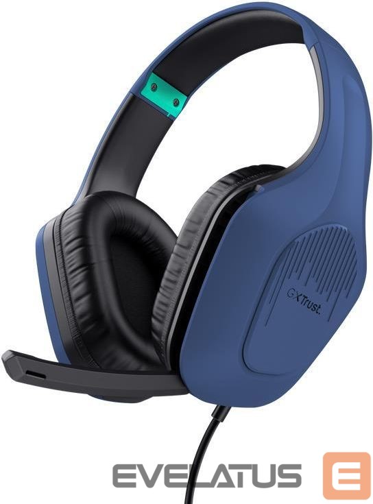 Laidinės ausinės Trust HEADSET GXT415B ZIROX/BLUE 24991
