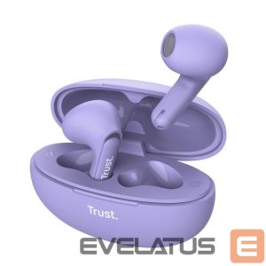Laidinės ausinės Trust  HEADSET EARPHONES YAVI BT ENC/PURPLE 25299 