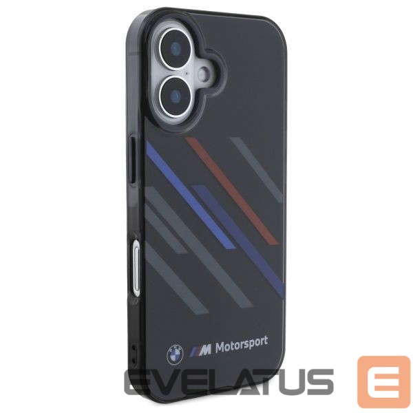 Kitas telefono priedas BMW BMW Motosport IML Random Stripes iPhone 16 Plus Case - Black