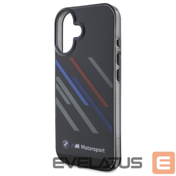 Kitas telefono priedas BMW BMW Motosport IML Random Stripes iPhone 16 Plus Case - Black