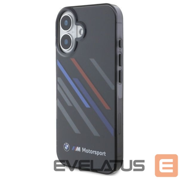Kitas telefono priedas BMW BMW Motosport IML Random Stripes iPhone 16 Plus Case - Black
