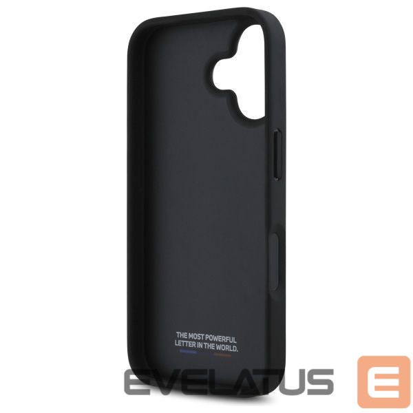 Kitas telefono priedas BMW BMW M Perforated Tricolor Detail Line iPhone 16 Case - Dark Gray
