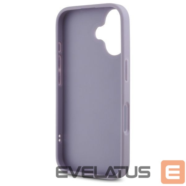 Kitas telefono priedas Guess Guess Quilted Metal Logo case for iPhone 16 - light purple